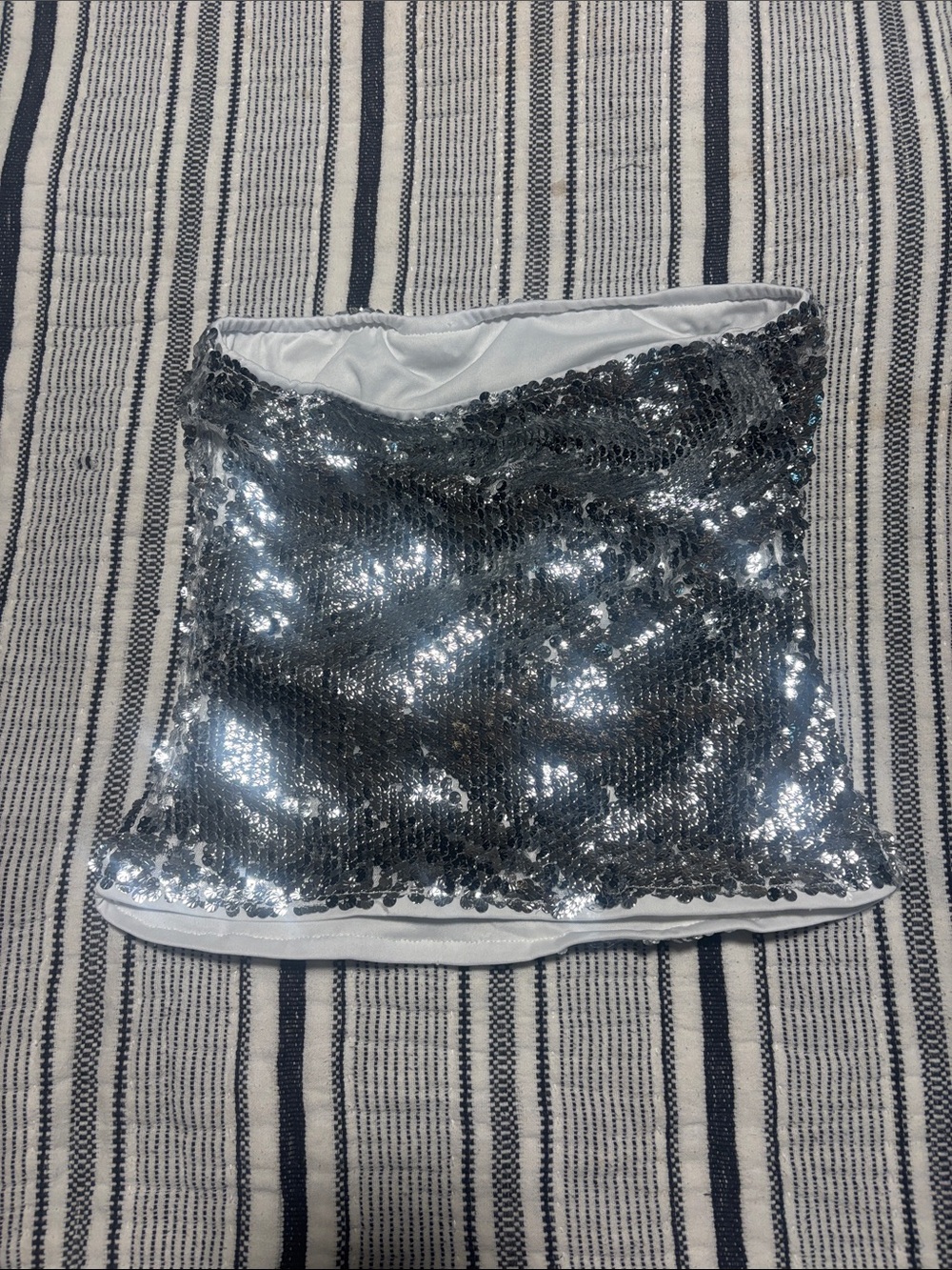 Sequin Tube Top - Picture 2 of 3